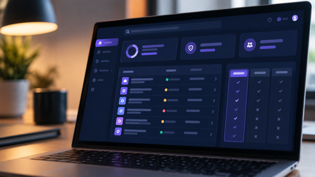 Best vendor risk management software dashboard comparison screen