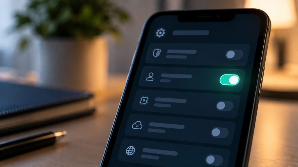 chatgpt business data privacy toggle switch interface