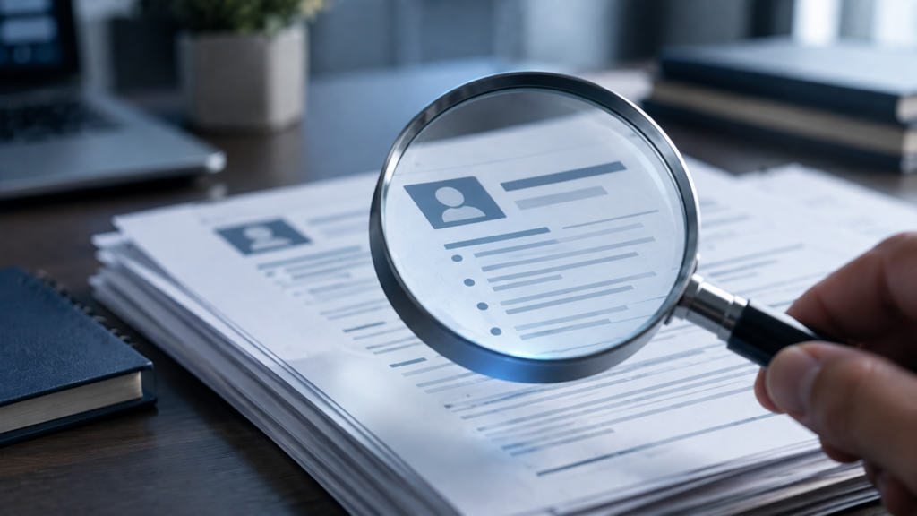 automated employment decision tools audit magnifying glass resumes