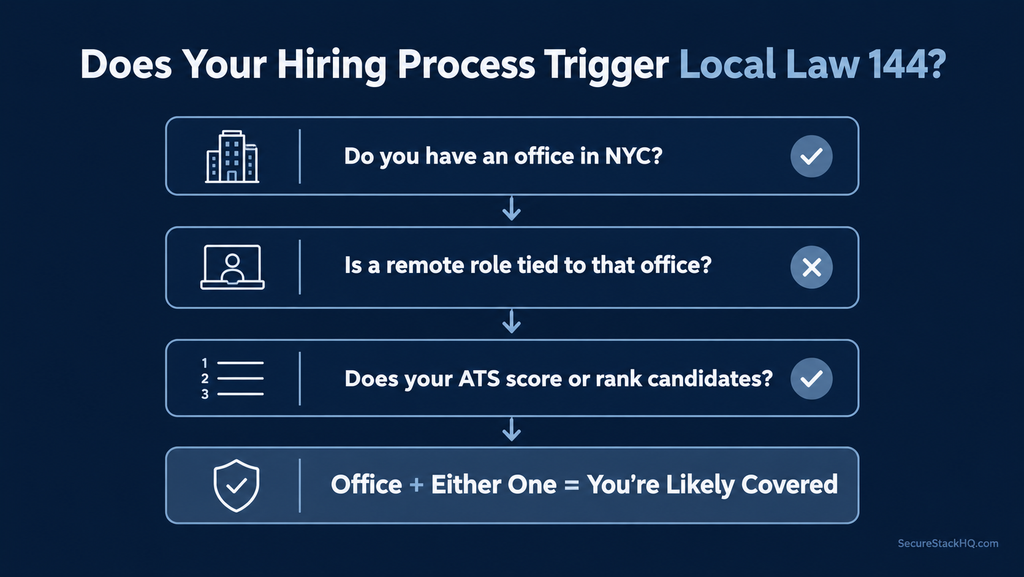 automated employment decision tools three question compliance flowchart